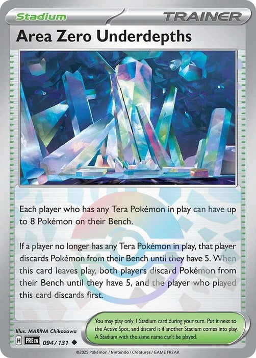 Area Zero Underdepths (094/131) (Poke Ball Pattern) [Scarlet & Violet: Prismatic Evolutions] 