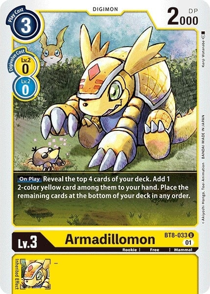 Armadillomon (BT8-033 U) 