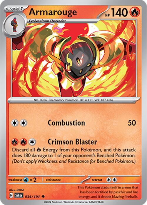 Armarouge (034/191) [Scarlet & Violet: Surging Sparks] 