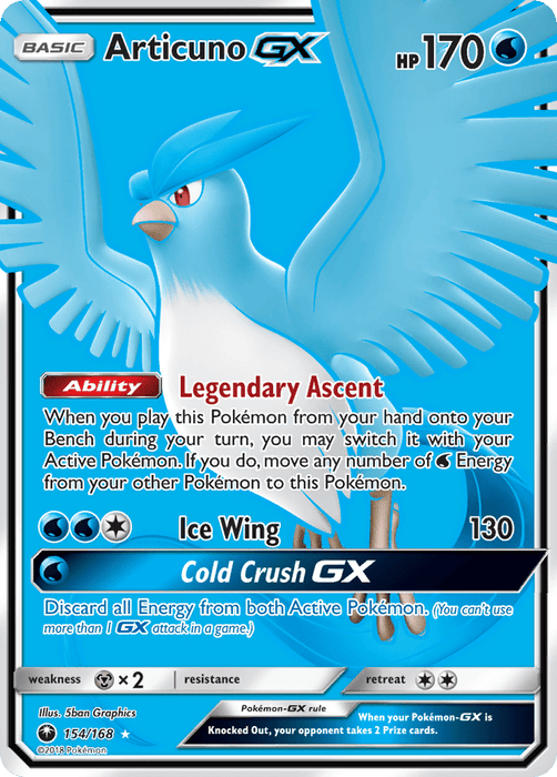 Articuno GX (Full Art) [SM - Celestial Storm] 