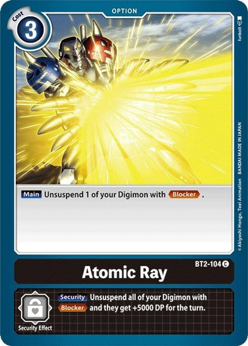 Atomic Ray (#BT2-104 C) (Release Special Booster 1.0) Near Mint 