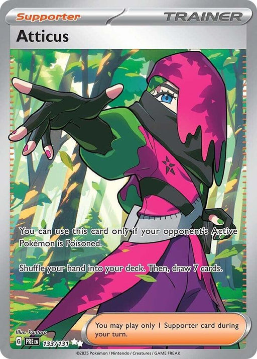 Atticus (133/131) [Scarlet & Violet: Prismatic Evolutions] 