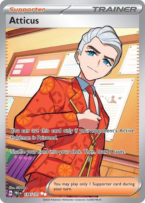 Atticus (134/131) [Scarlet & Violet: Prismatic Evolutions] 