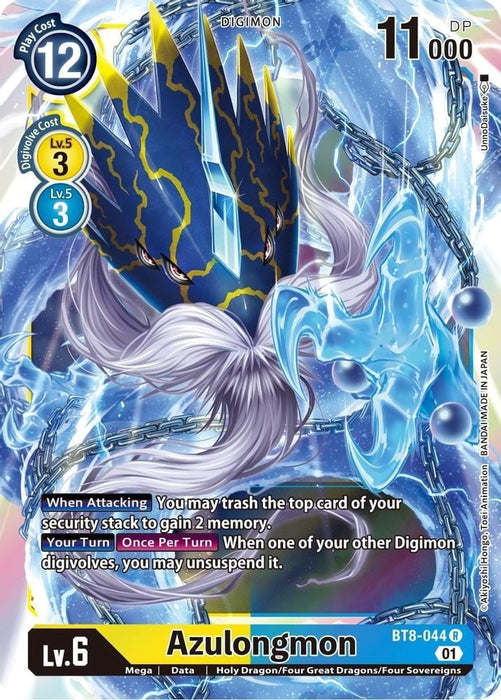 Azulongmon (#BT8-044 R) (New Awakening) Near Mint Foil 