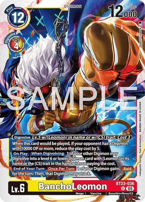 BanchoLeomon (#BT23-036 U) (Hackers' Slumber) Near Mint 