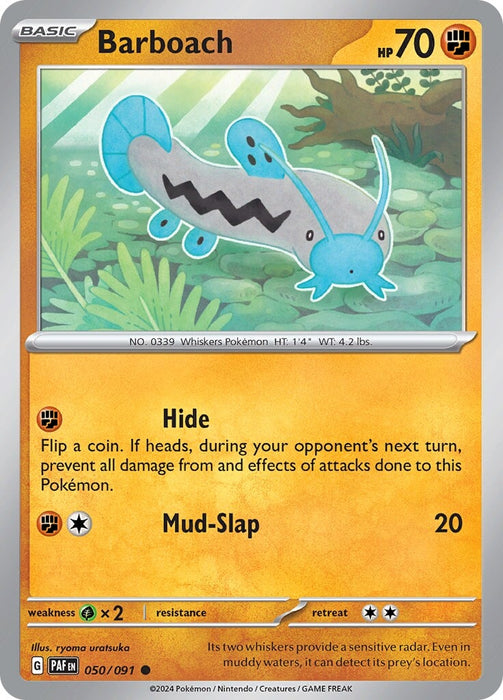 Barboach (050/091) [Scarlet & Violet: Paldean Fates] 