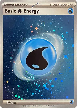 Basic Water Energy (003) (Cosmos Holo) [Scarlet & Violet: Base Set] 