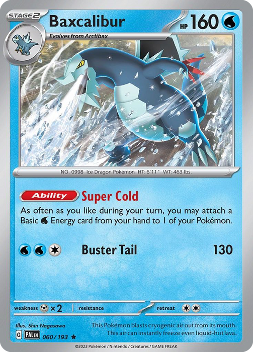 Baxcalibur (060/193) (Theme Deck Exclusive) [Scarlet & Violet: Paldea Evolved] 