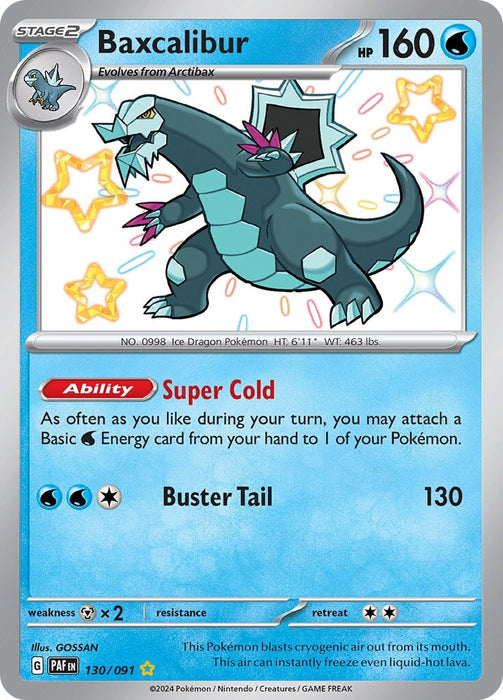 Baxcalibur (130/091) [Scarlet & Violet: Paldean Fates] 