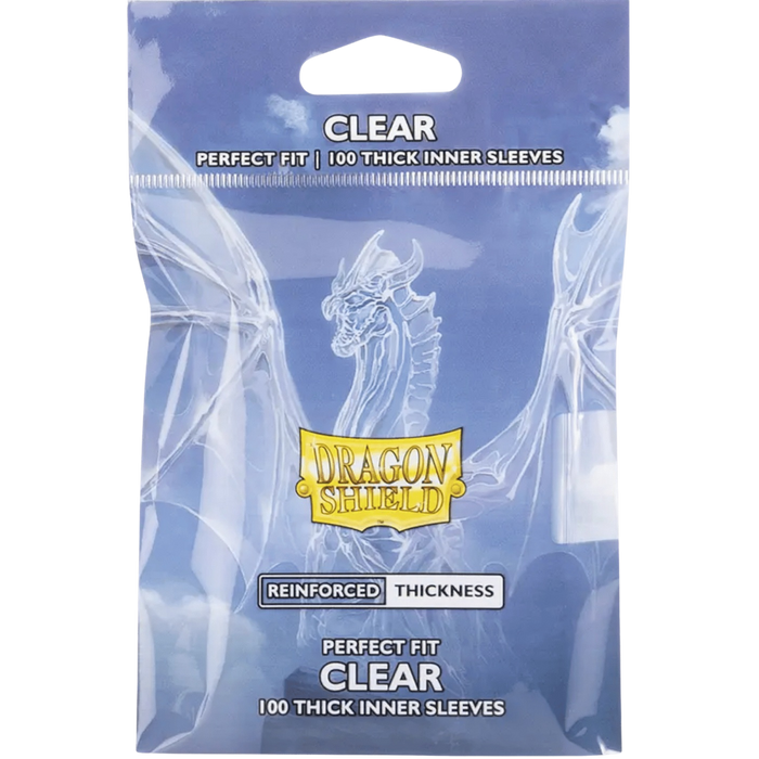 Dragon Shield Thick Perfect Fit - Clear - Standard Size (100)