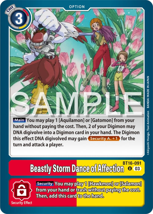 Beastly Storm Dance of Affection (BT16-091 U) 