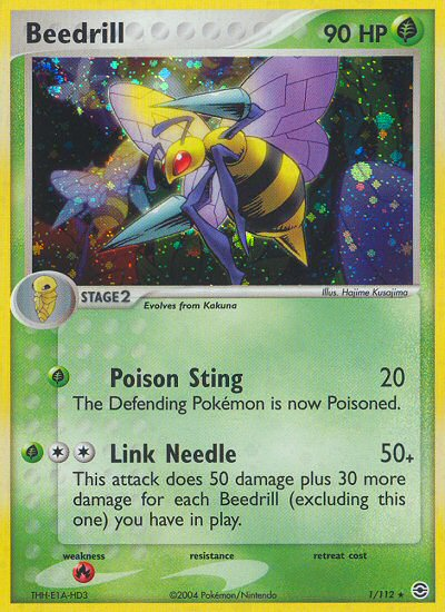 Beedrill (1/112) [EX: FireRed & LeafGreen] 
