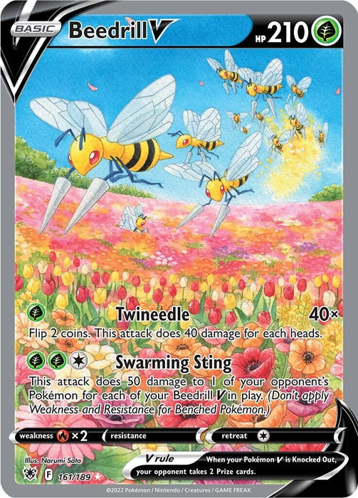 Beedrill V (161/189) [Sword & Shield: Astral Radiance] 