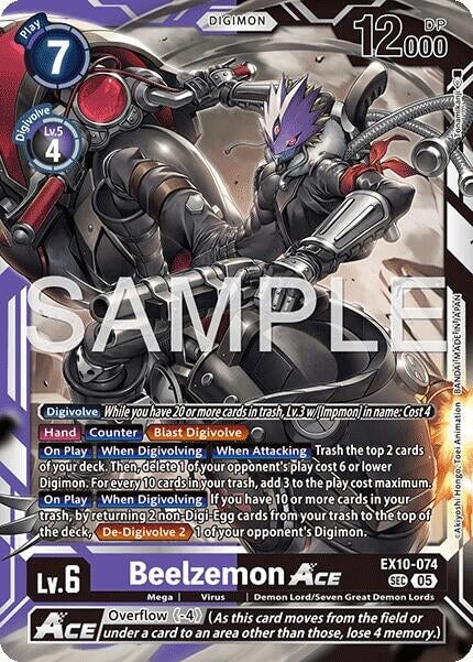 Beelzemon ACE (EX10-074 SEC) 