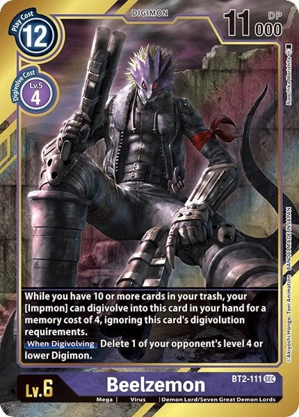 Beelzemon (Alternate Art) (BT2-111 SEC) 