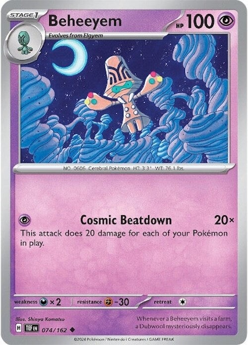Beheeyem (074/162) [Scarlet & Violet: Temporal Forces] 