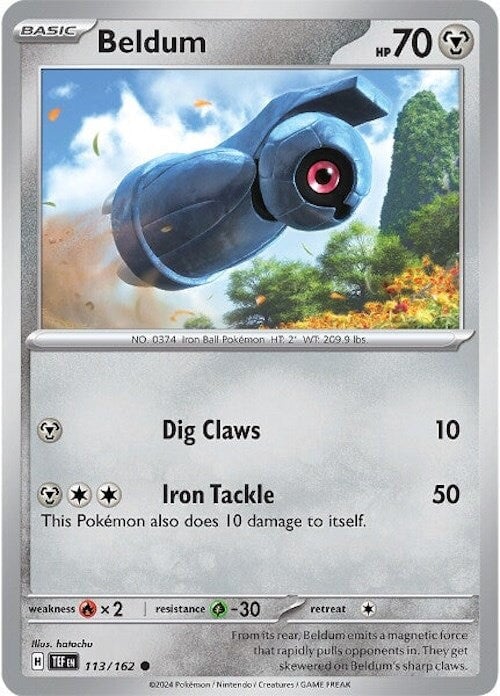 Beldum (113/162) [Scarlet & Violet: Temporal Forces] 
