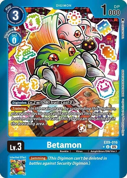 Betamon (Limited Foil) (EX9-016 U) 