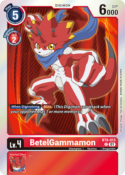 BetelGammamon (Double Pack Set 02) (BT8-013 C) 