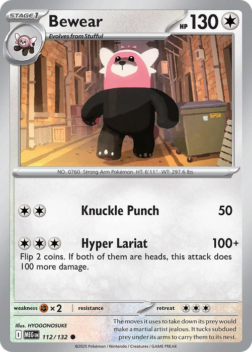 Bewear (112/132) [Mega Evolution: Base Set] 