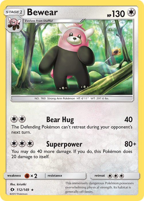 Bewear [SM Base Set] 