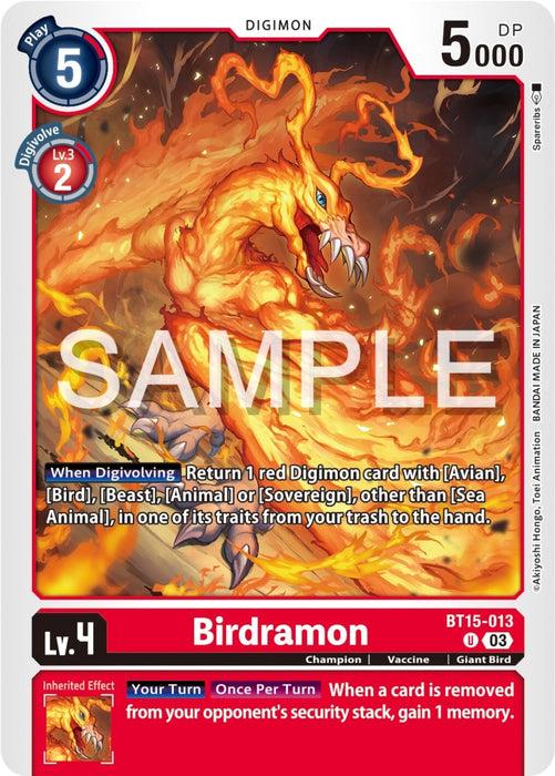 Birdramon (BT15-013 U) 