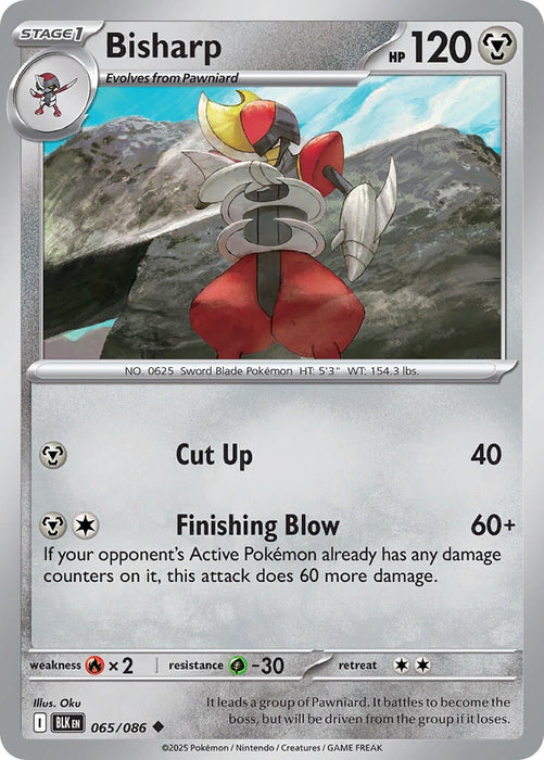 Bisharp (065/086) [Scarlet & Violet: Black Bolt] 