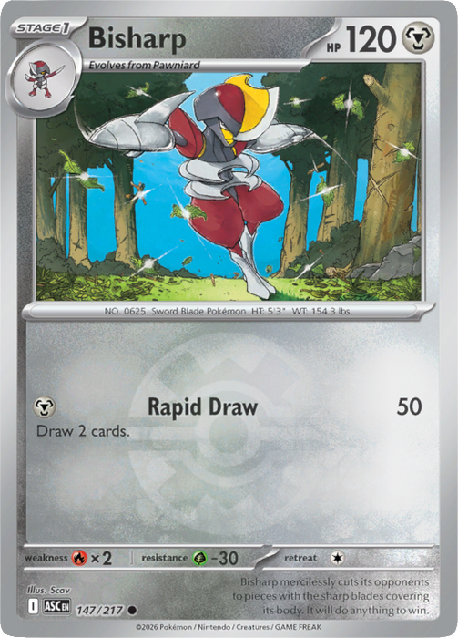 Bisharp (Quick Ball) (147/217) [Mega Evolution: Ascended Heroes]