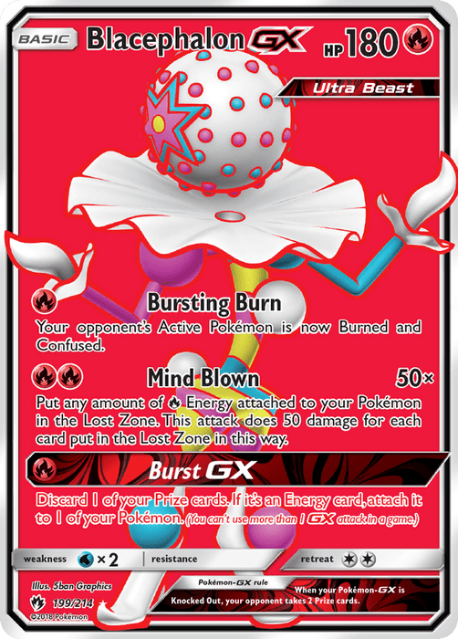 Blacephalon GX (Full Art) [SM - Lost Thunder] 