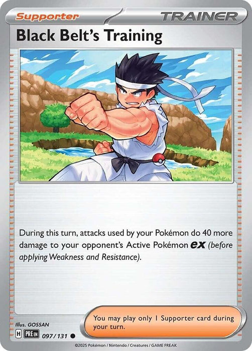 Black Belt's Training (097/131) [Scarlet & Violet: Prismatic Evolutions] 