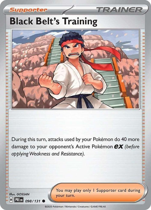 Black Belt's Training (098/131) [Scarlet & Violet: Prismatic Evolutions] 