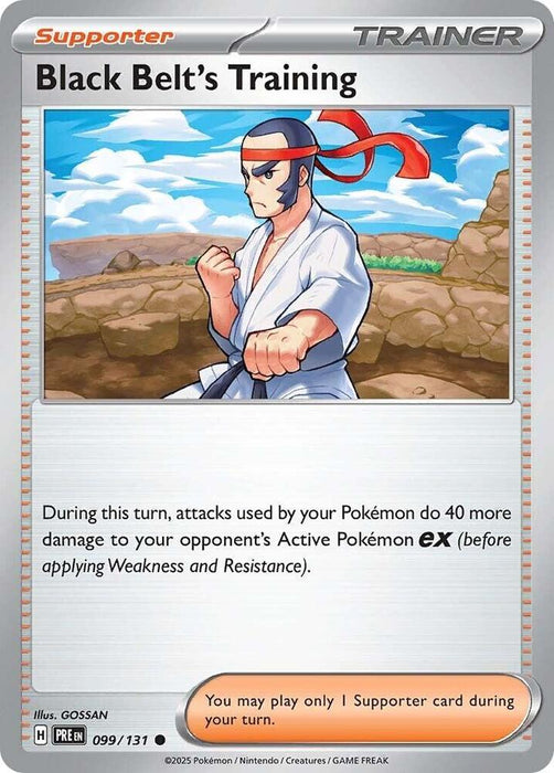 Black Belt's Training (099/131) [Scarlet & Violet: Prismatic Evolutions] 