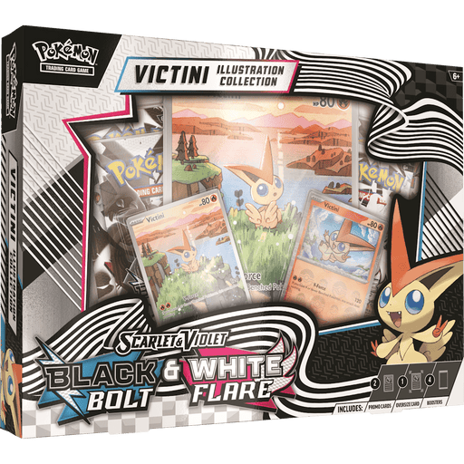 Black Bolt and White Flare Victini Illustration Collection 