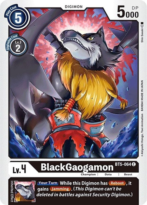 BlackGaogamon (#BT5-064 C) (Battle of Omni) Near Mint 