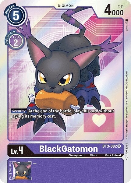 BlackGatomon (Box Topper) (BT3-082 U) 
