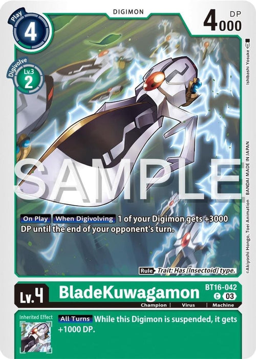 BladeKuwagamon (#BT16-042 C) (Beginning Observer) Near Mint 