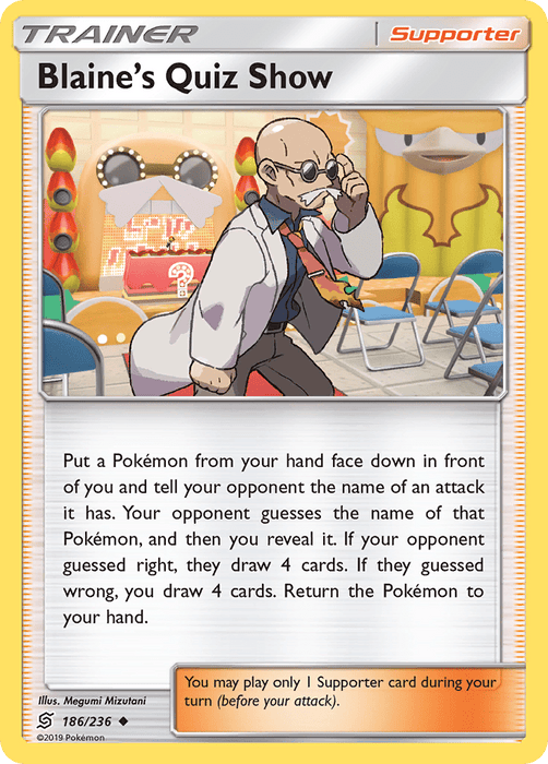 Blaine's Quiz Show (186/236) [Sun & Moon: Unified Minds] 