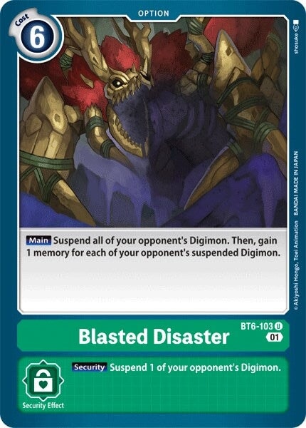 Blasted Disaster (BT6-103 U) 