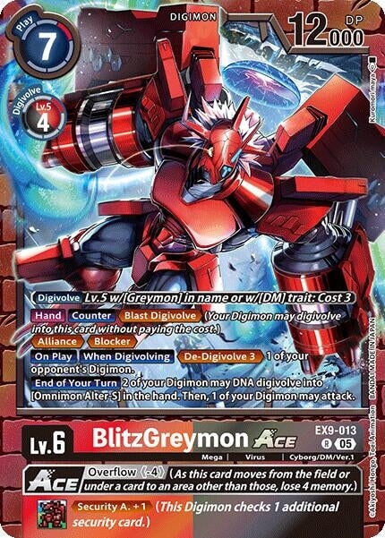 BlitzGreymon ACE (EX9-013 R) 