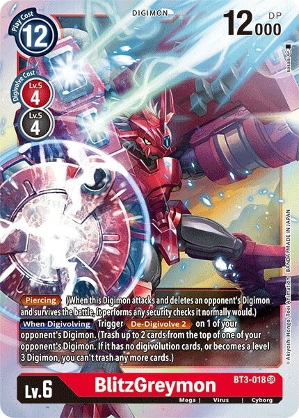 BlitzGreymon (BT3-018 SR) 