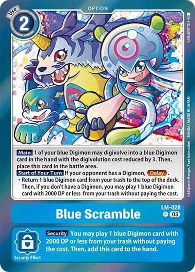 Blue Scramble (#LM-028 P) (Special Limited Set) 