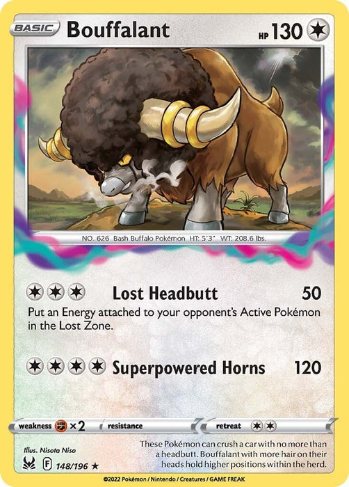 Bouffalant (148/196) [Sword & Shield: Lost Origin] 