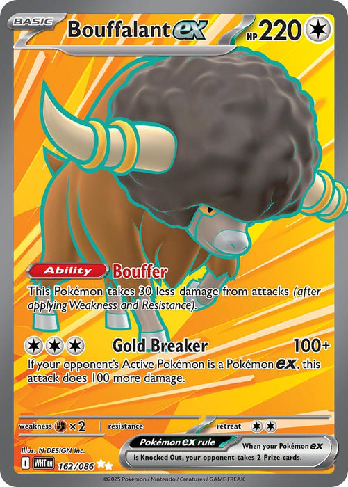 Bouffalant ex (162/086) [Scarlet & Violet: White Flare] 