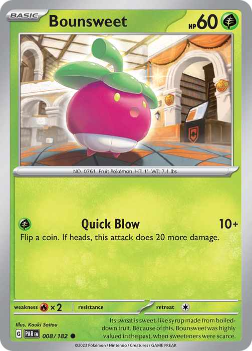 Bounsweet (008/182) [Scarlet & Violet: Paradox Rift] 