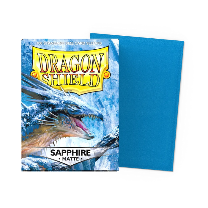 Dragon Shield Matte Sleeves - Sapphire - Standard Size (100)