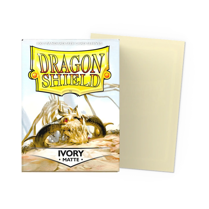 Dragon Shield Matte Sleeves - Ivory - Standard Size (100)