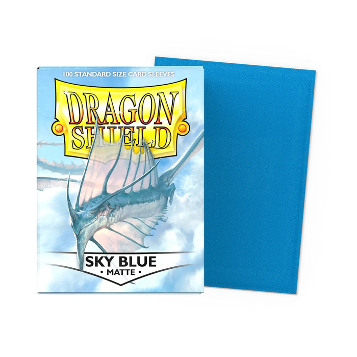 Dragon Shield Matte Sleeves - Sky Blue - Standard Size (100)