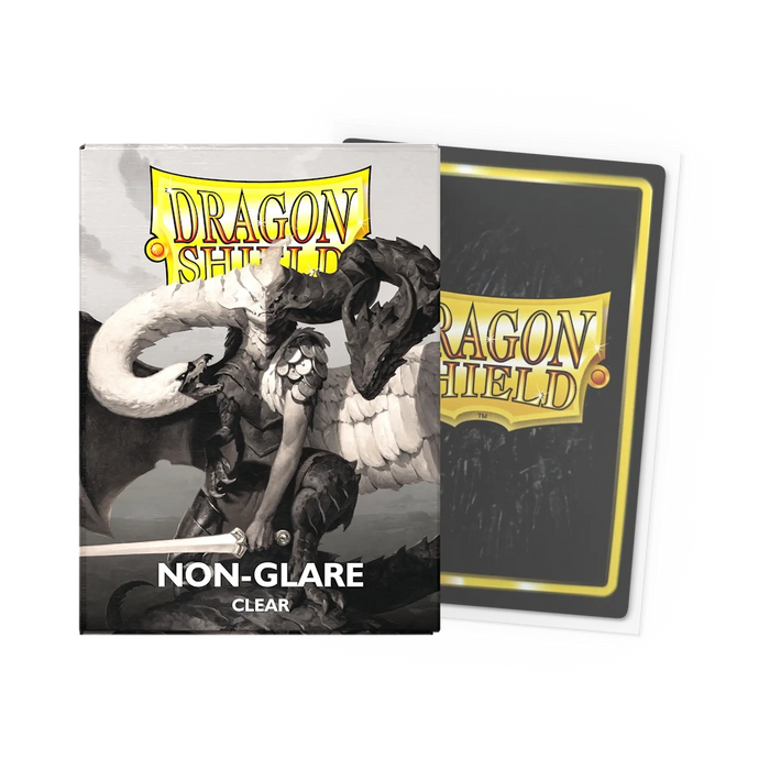 Dragon Shield Non-Glare Matte Sleeves - Clear - Standard Size (100)