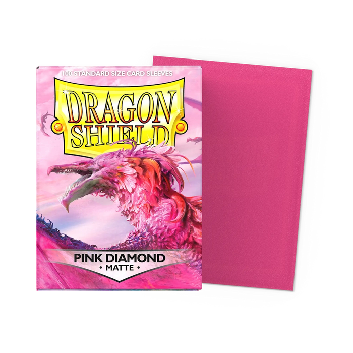 Dragon Shield Matte Sleeves - Pink Diamond - Standard Size (100)