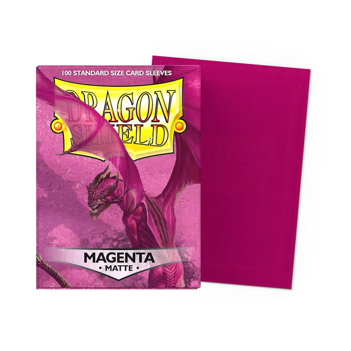 Dragon Shield Matte Sleeves - Magenta - Standard Size (100)